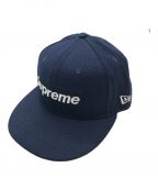 SUPREME×New Eraシュプリーム×ニューエラ）の古着「18SS mesh box logo メッシュボックスロゴキャップ」｜ネイビー