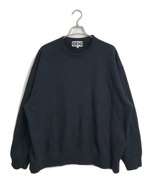 CDG（シーディージー）CDG (シーディージー) バックエロゴオーバーサイズスウェット OVERSIZED SWEATSHIRT ネイビー サイズ:Mの古着・服飾アイテム