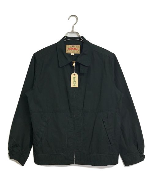 SUGAR CANE（シュガーケーン）SUGAR CANE (シュガーケーン) COTTON WEATHER CLOTH SPORTS JACKET ブラック サイズ:40の古着・服飾アイテム