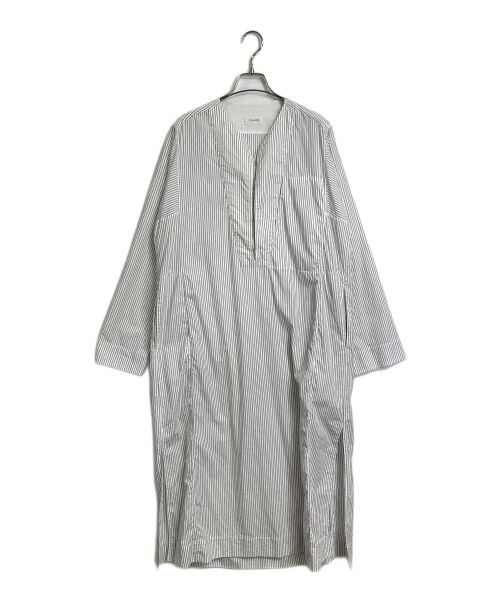 LEMAIRE（ルメール）LEMAIRE (ルメール) シャツワンピース ホワイト サイズ:34の古着・服飾アイテム