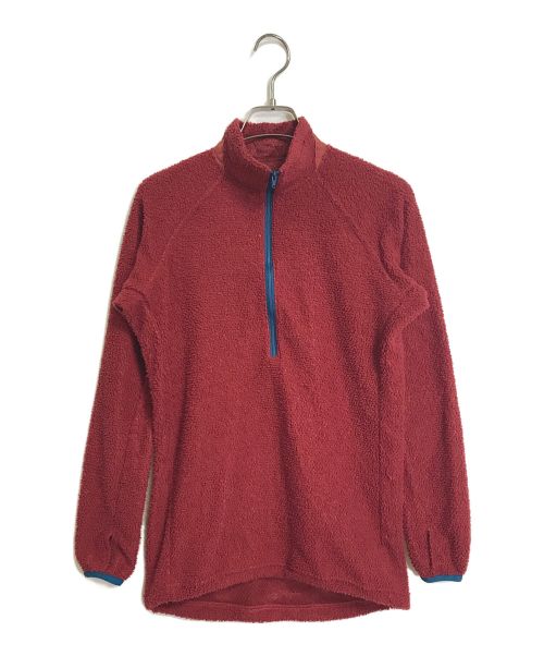 山と道（ヤマトミチ）山と道 (ヤマトミチ) Active Pullover ハーフジップフリースカットソー　アウトドア レッド サイズ:XSの古着・服飾アイテム