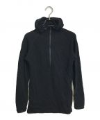 山と道ヤマトミチ）の古着「DF Mesh Merino Hoody  メッシュメリノフーディー　パーカー　アウトドア」｜ブラック