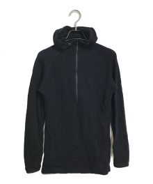 山と道（ヤマトミチ）の古着「DF Mesh Merino Hoody  メッシュメリノフーディー　パーカー　アウトドア」｜ブラック