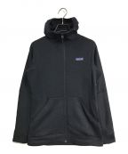 Patagoniaパタゴニア）の古着「W's R1 Full-Zip Hoody ポーラテック ウィメンズ フルジップフーディージャケット　パーカー　スポーツ　アウトドア」｜ブラック