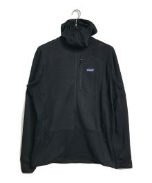 Patagonia（パタゴニア）の古着「R1プルオーバーフーディ S フリース パーカー ポーラテック　フーディー　スポーツ　アウトドア」｜ブラック