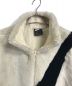 NIKE (ナイキ) emmi atelier (エミアトリエ) AS W NSW JKT FAUX FUR ファージャケット　ロゴジャケット ホワイト×ブラック サイズ:L：5000円