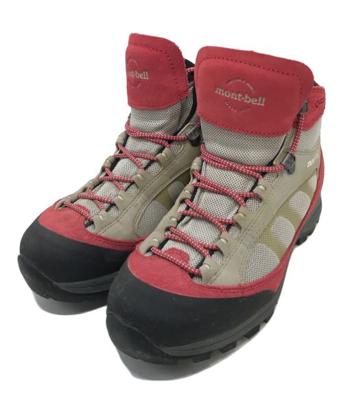 mont-bell（モンベル）mont-bell (モンベル) GORE-TEX ゴアテックストレッキングブーツ タイオガブーツ ピンク×ブラック サイズ:24.5の古着・服飾アイテム