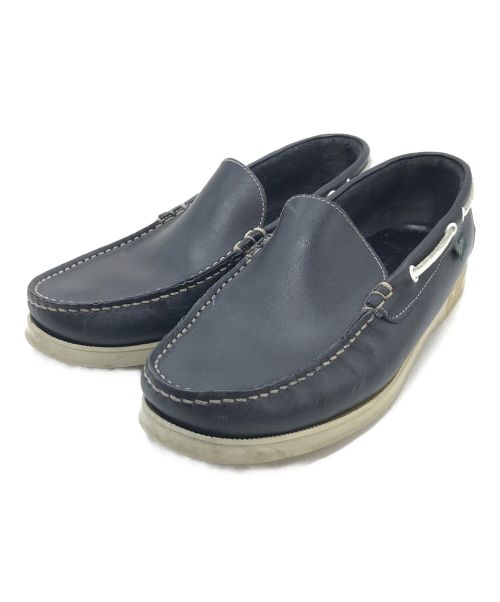 PARABOOT（パラブーツ）PARABOOT (パラブーツ) BEAMS (ビームス) スリッポン モカシンローファー ネイビー サイズ:実寸参照の古着・服飾アイテム