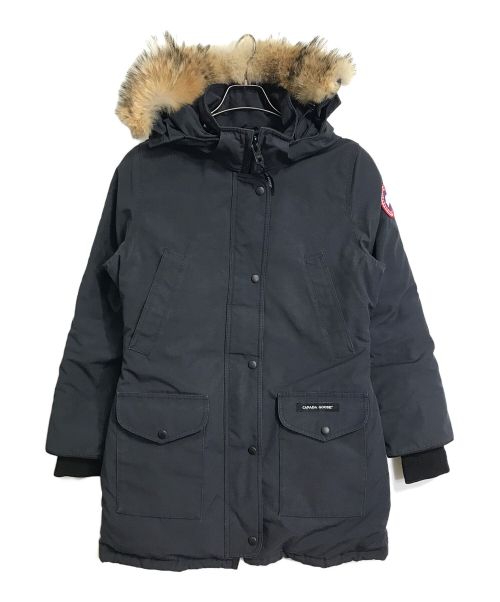 CANADA GOOSE（カナダグース）CANADA GOOSE (カナダグース) TRILLIUM PARKA  ダウンジャケット　ダウンコート　サザビーリーグ代理店タグ付 ネイビー サイズ:Mの古着・服飾アイテム