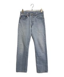 LEVI'S（リーバイス）の古着「【古着】501 66後期デニムパンツ　ボタン裏6 プリントタブ 」｜ブルー