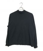 HOMME PLISSE ISSEY MIYAKEオムプリッセ イッセイ ミヤケ）の古着「ハイネックカットソー Black Turtleneck Top  タートルネックトップ」｜ブラック