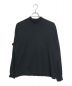 HOMME PLISSE ISSEY MIYAKE（オムプリッセ イッセイ ミヤケ）の古着「ハイネックカットソー Black Turtleneck Top  タートルネックトップ」｜ブラック