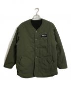 GRIP SWANYグリップスワニー）の古着「キルティングジャケット Reversible Quilt JKT Olive」｜オリーブ