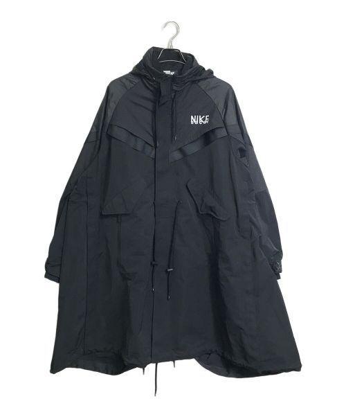 NIKE（ナイキ）NIKE (ナイキ) sacai (サカイ) NRG TRENCH JACKET トレンチコート ブラック サイズ:Lの古着・服飾アイテム