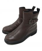 ECCOエコー）の古着「ジョッパーブーツ METROPOLE AMSTERDAM LEATHER JODHPUR BOOTS ショートブーツ　ブラウン」｜ブラウン