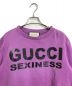 GUCCI (グッチ) ロゴスウェット パープル サイズ:S：7000円