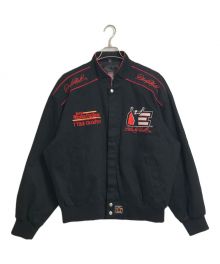 JH Design（ジェイエイチデザイン）の古着「NASCAR Dale Earnhardt Sr 7 タイムチャンピオンジャケット」｜ブラック