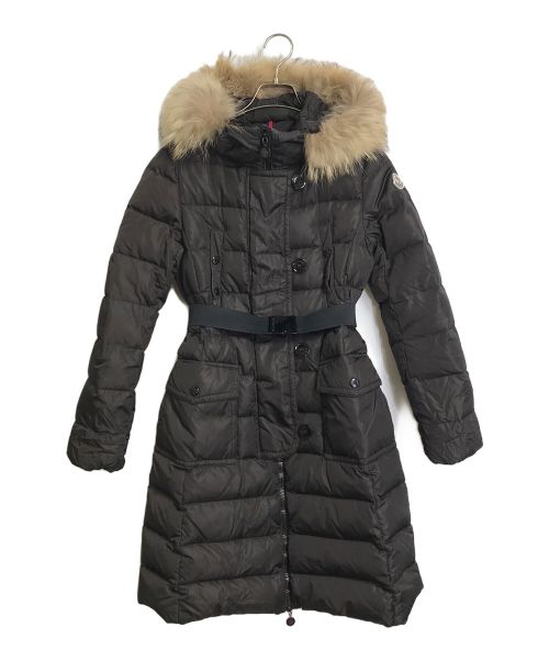 MONCLER（モンクレール）MONCLER (モンクレール) GENEVRIER ダウンコート ブラウンの古着・服飾アイテム