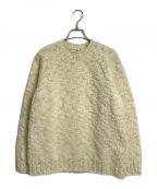 AURALEEオーラリー）の古着「WOOL SLUB KNIT P/O スラブヤーンニット」｜アイボリー