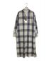 AURALEE（オーラリー）の古着「スーパーライトウールチェックマキシワンピース SUPER LIGHT WOOL CHECK MAXI ONE-PIECE」｜パープル