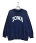 Deuxieme Classe（ドゥーズィエム クラス）の古着「IOWA Vintage スウェット ダメージ加工 スウェット IOWA」｜ネイビー