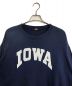 Deuxieme Classe (ドゥーズィエム クラス) IOWA Vintage スウェット ダメージ加工 スウェット IOWA ネイビー サイズ:FREE：7000円