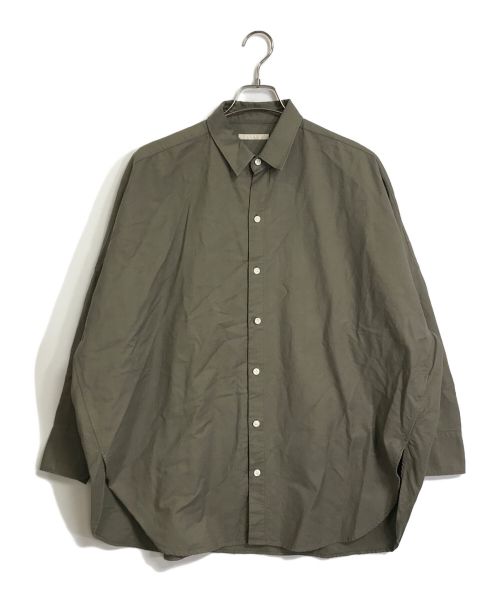 Plage（プラージュ）Plage (プラージュ) Soft Oxford Long シャツ オリーブ サイズ:FREEの古着・服飾アイテム