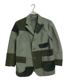 Engineered Garments（エンジニアド ガーメンツ）の古着「コーデュロイパッチワークベッドフォードジャケット」｜グリーン