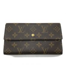 LOUIS VUITTON（ルイ ヴィトン）の古着「長財布　ウォレット　ポルトフォイユ・インターナショナル」｜ブラウン