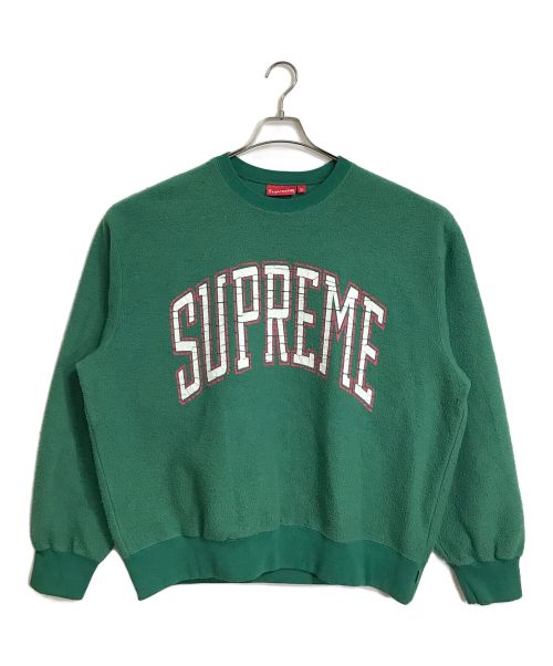 SUPREME（シュプリーム）Supreme (シュプリーム) Inside Out Crewneck インサイドアウトクルーネック　スウェット　23AW グリーン サイズ:Lの古着・服飾アイテム