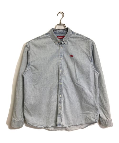 SUPREME（シュプリーム）SUPREME (シュプリーム) Small Box Shirt  スモールボックスシャツ　24SS ウォッシュドブルー サイズ:Lの古着・服飾アイテム