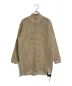 AURALEE（オーラリー）の古着「WOOL FELT YARN MESH KNIT MOCK NECK LONG PULLOVER」｜ベージュ