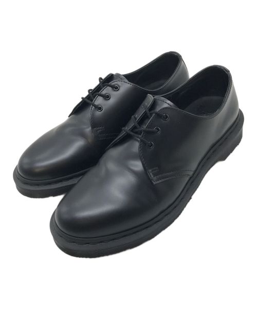 Dr.Martens（ドクターマーチン）Dr.Martens (ドクターマーチン) MONO 3ホールシューズ ブラック サイズ:UK9の古着・服飾アイテム