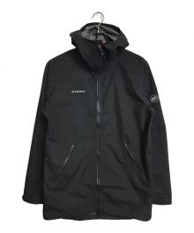 MAMMUT（マムート）の古着「Seon Pac HS Hooded Jacket セオン パック ハードシェル フーデッド ジャケット　アウトドア」｜ブラック