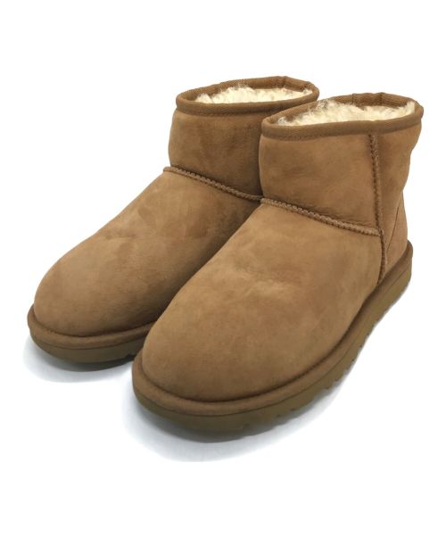 UGG（アグ）UGG (アグ) ムートンブーツ W CLASSIC MINI ブラウン サイズ:23の古着・服飾アイテム