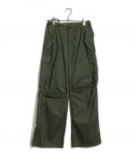 DAIRIKUダイリク）の古着「Wide Cargo Pants」｜グリーン