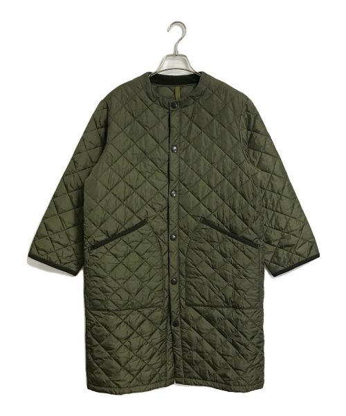 Barbour（バブアー）Barbour (バブアー) QUILTED NO COLLAR COAT カーキ サイズ:8の古着・服飾アイテム