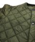 中古・古着 Barbour (バブアー) QUILTED NO COLLAR COAT カーキ サイズ:8：10000円