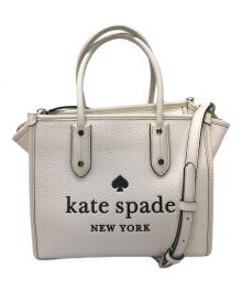 Kate Spade（ケイトスペード）の古着「エラ スモール トート　トートバッグ　ショルダーバッグ　2WAYバッグ」｜ホワイト