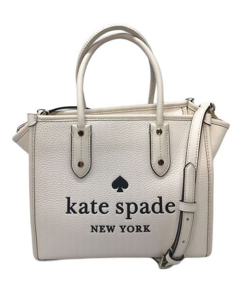 Kate Spade（ケイトスペード）Kate Spade (ケイトスペード) エラ スモール トート　トートバッグ　ショルダーバッグ　2WAYバッグ ホワイト サイズ:実寸参照の古着・服飾アイテム