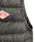 中古・古着 DANTON (ダントン) ダウンベスト　INNER DOWN VEST インナーダウンベスト　ナイロンベスト ブラック サイズ:34：6000円