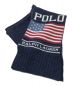 POLO RALPH LAUREN（ポロ・ラルフローレン）の古着「星条旗マフラー」｜ネイビー