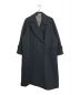 MAISON SPECIAL（メゾンスペシャル）の古着「Super140 Melton Over Coat スーパー140 メルトンオーバーコート　2121216511　ブラック」｜ブラック