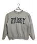 stussy（ステューシー）の古着「立体ワッペンロゴスウェット」｜グレー