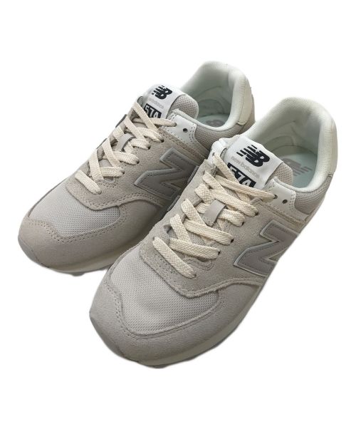 NEW BALANCE（ニューバランス）NEW BALANCE (ニューバランス) ローカットスニーカー　WL574DQ2 ライトグレー サイズ:24cmの古着・服飾アイテム