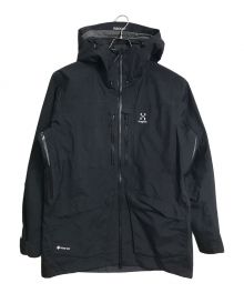 HAGLOFS（ホグロフス）の古着「Elation GTX Parka エレイションGTXパーカ　ナイロンジャケット　アウトドア　スノーウェア」｜ブラック