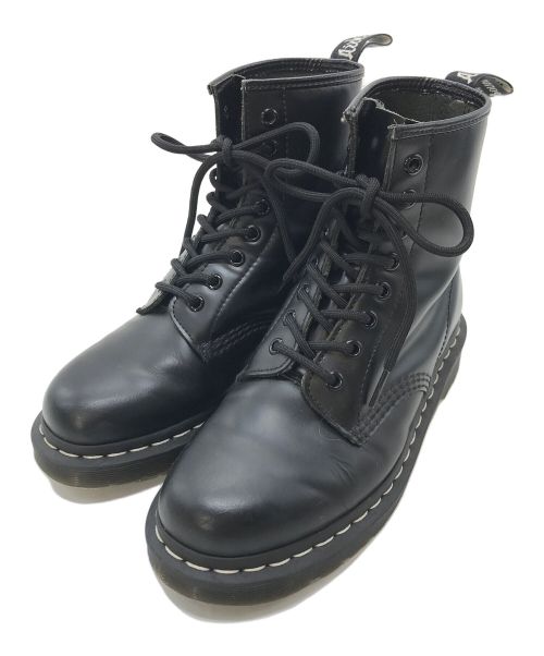 Dr.Martens（ドクターマーチン）Dr.Martens (ドクターマーチン) MONO 8ホールブーツ　編み上げブーツ ブラック サイズ:UK5の古着・服飾アイテム