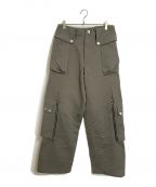 Omar Afridiオマールアフリディ）の古着「TOTEM CARGO TROUSERS」｜SMOKE GREY(グレージュ)