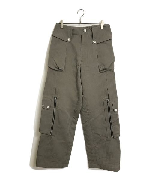 Omar Afridi（オマールアフリディ）Omar Afridi (オマールアフリディ) TOTEM CARGO TROUSERS SMOKE GREY(グレージュ) サイズ:size 44の古着・服飾アイテム