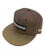 SUPREME×New Eraシュプリーム×ニューエラ）の古着「23SS NEW ERA Gradient Box Logo Cap グラデーションボックスロゴ　キャップ　帽子」｜ブラウン